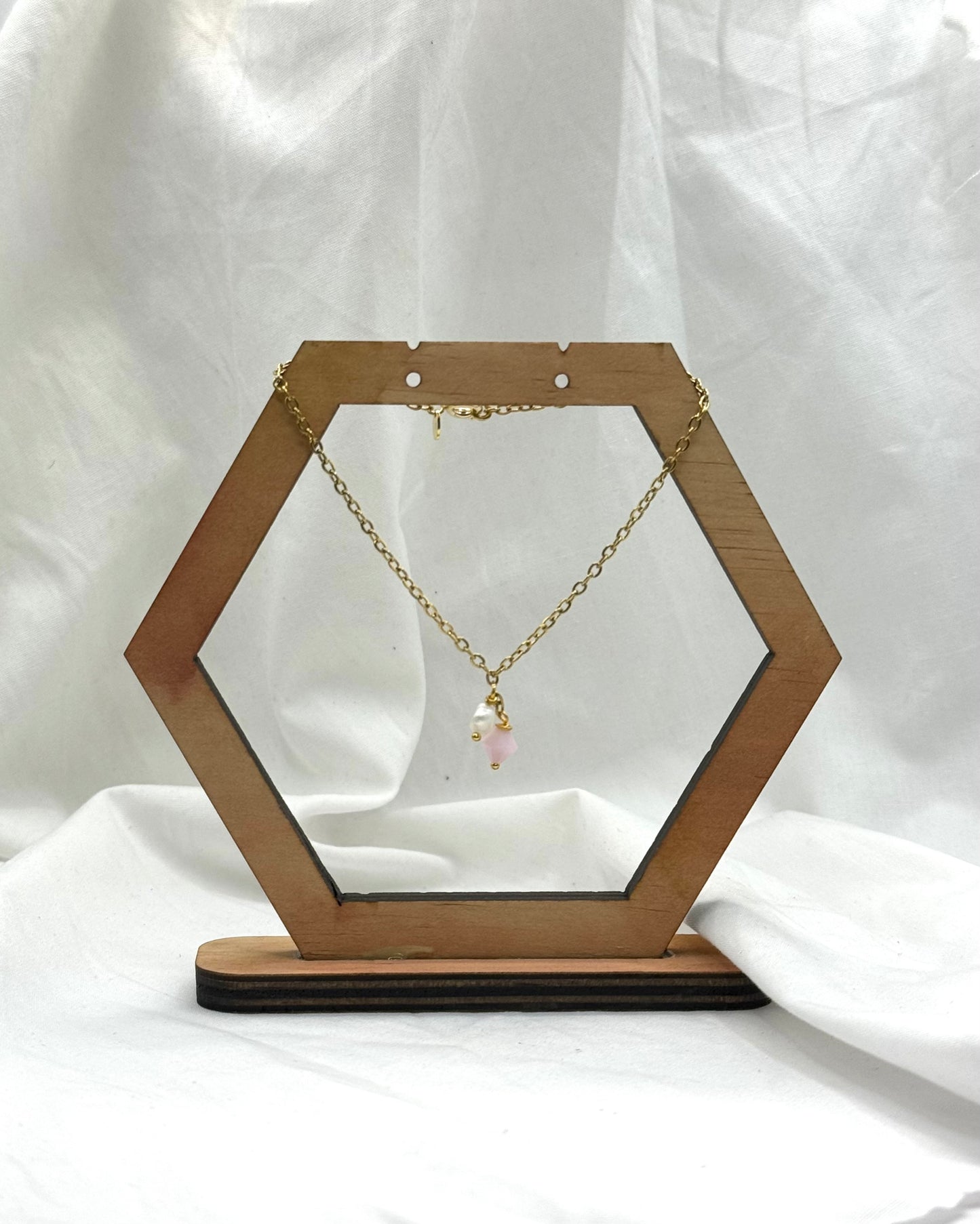 Melanie Bracelet - Gold Plated Pearl & Swarovski Crystal Bracelet