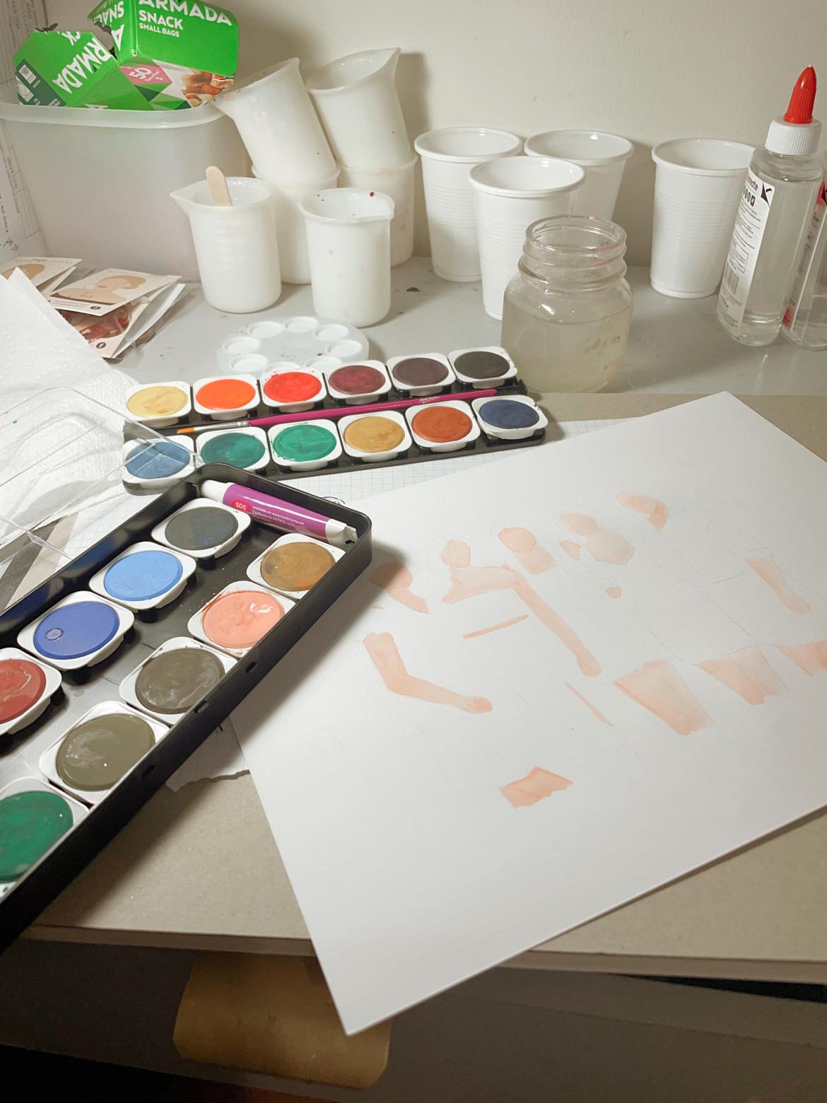 Custom 8x10inch Watercolour Portrait