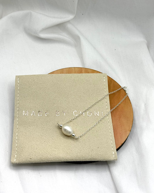 Mia Bracelet - Stirling Silver Pearl Bracelet