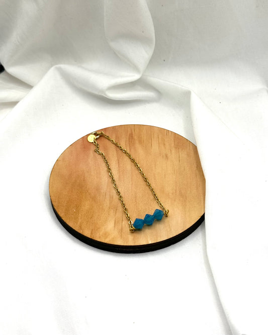 Brooke Bracelet - Gold Plated Swarovski Crystal Bracelet