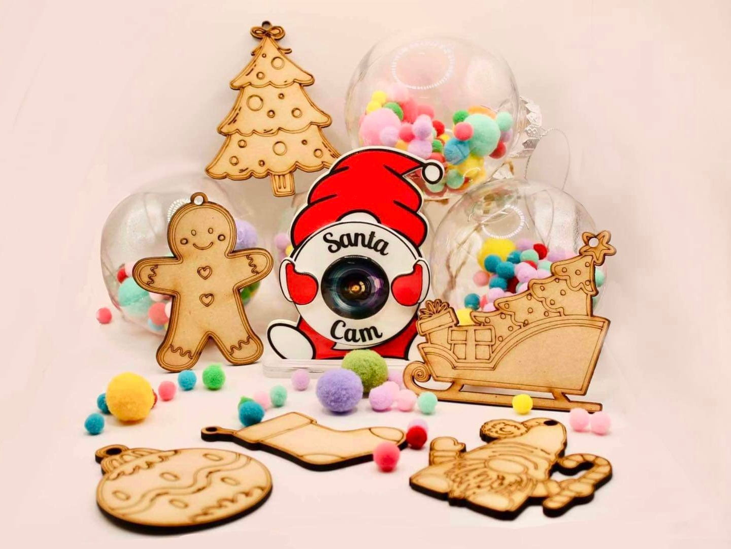 Ho Ho Home Surveillance Santa Cam Gift Set